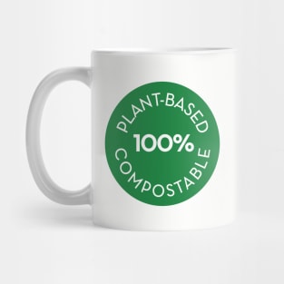 plantbased  100% compostable - circle Mug